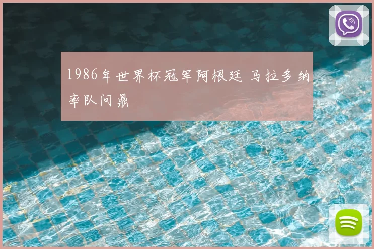 1986年世界杯冠军阿根廷 马拉多纳率队问鼎