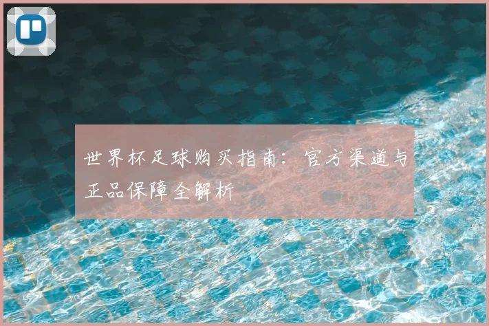 世界杯足球购买指南：官方渠道与正品保障全解析