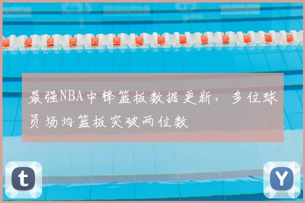 最强NBA中锋篮板数据更新，多位球员场均篮板突破两位数